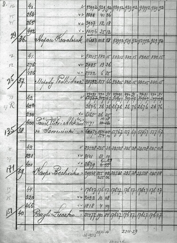 KKE 5966-9.jpg - Dok. Scalenie gruntów (częsciowa scany czarno-białe), Krupy, gmina Poddębice, powiat Łuck, 1934 r.